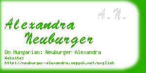 alexandra neuburger business card
